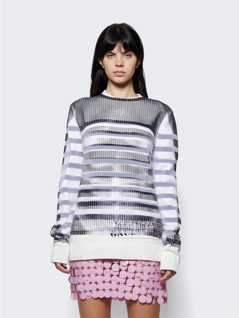 x Jean Paul Gaultier striped jumper